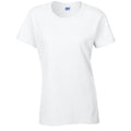 White - Front - Gildan Womens-Ladies Heavy Cotton T-Shirt