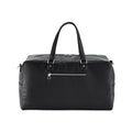 Black - Back - Quadra Tailored Luxe PU Weekend Bag