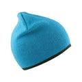 Aqua-Grey - Front - Result Winter Essentials Unisex Adult Reversible Fashion Beanie