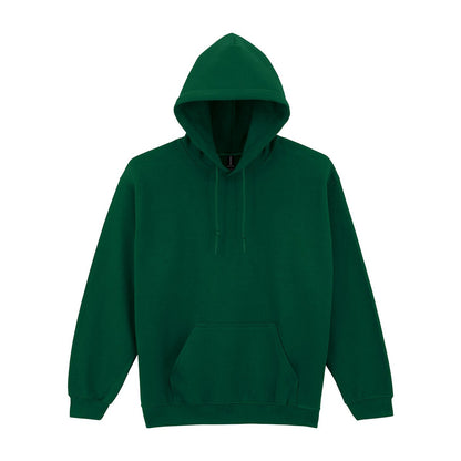 Fan Dark Green - Front - Gildan Mens Heavy Blend Hoodie