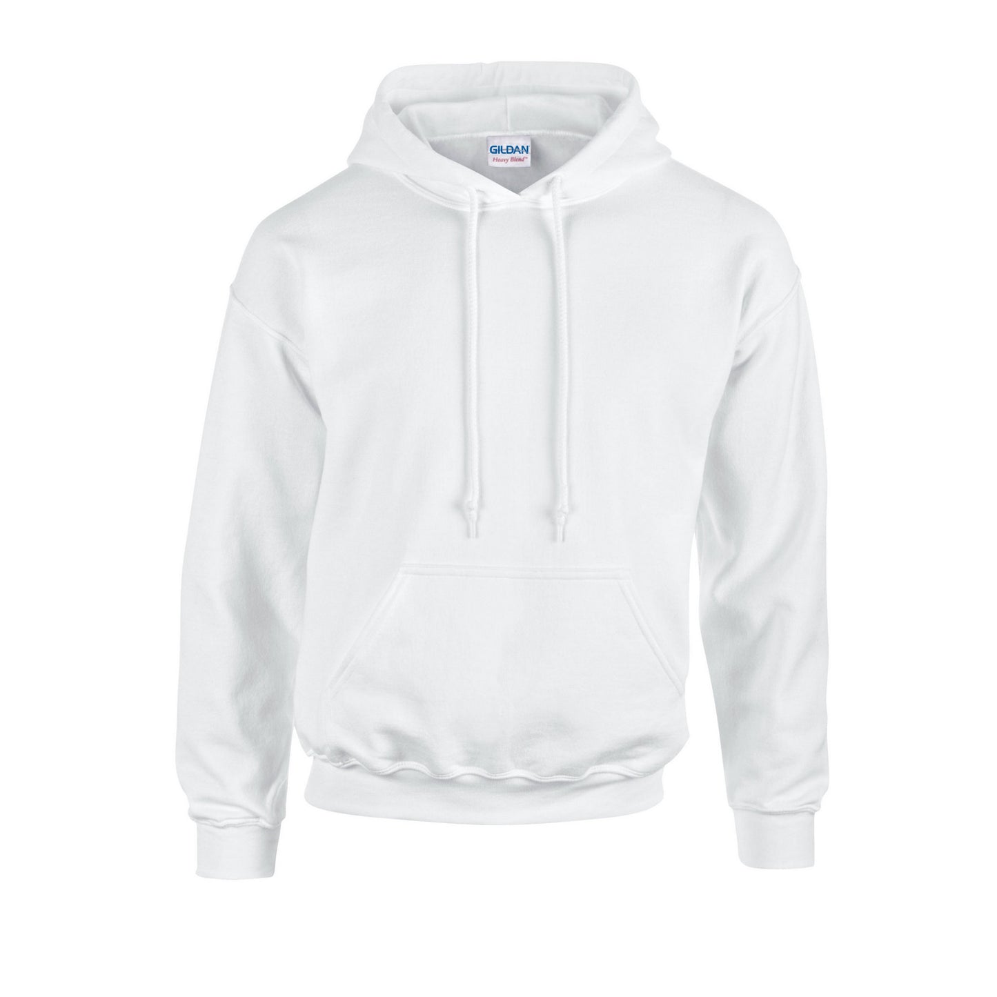 White - Front - Gildan Mens Heavy Blend Hoodie