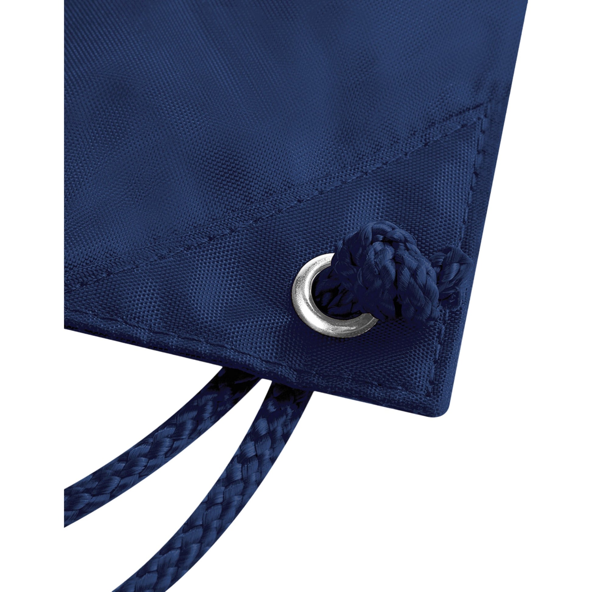 French Navy - Back - Quadra Drawstring Bag