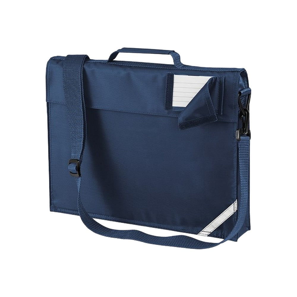 French Navy - Front - Quadra Childrens-Kids Adjustable Strap Book Bag