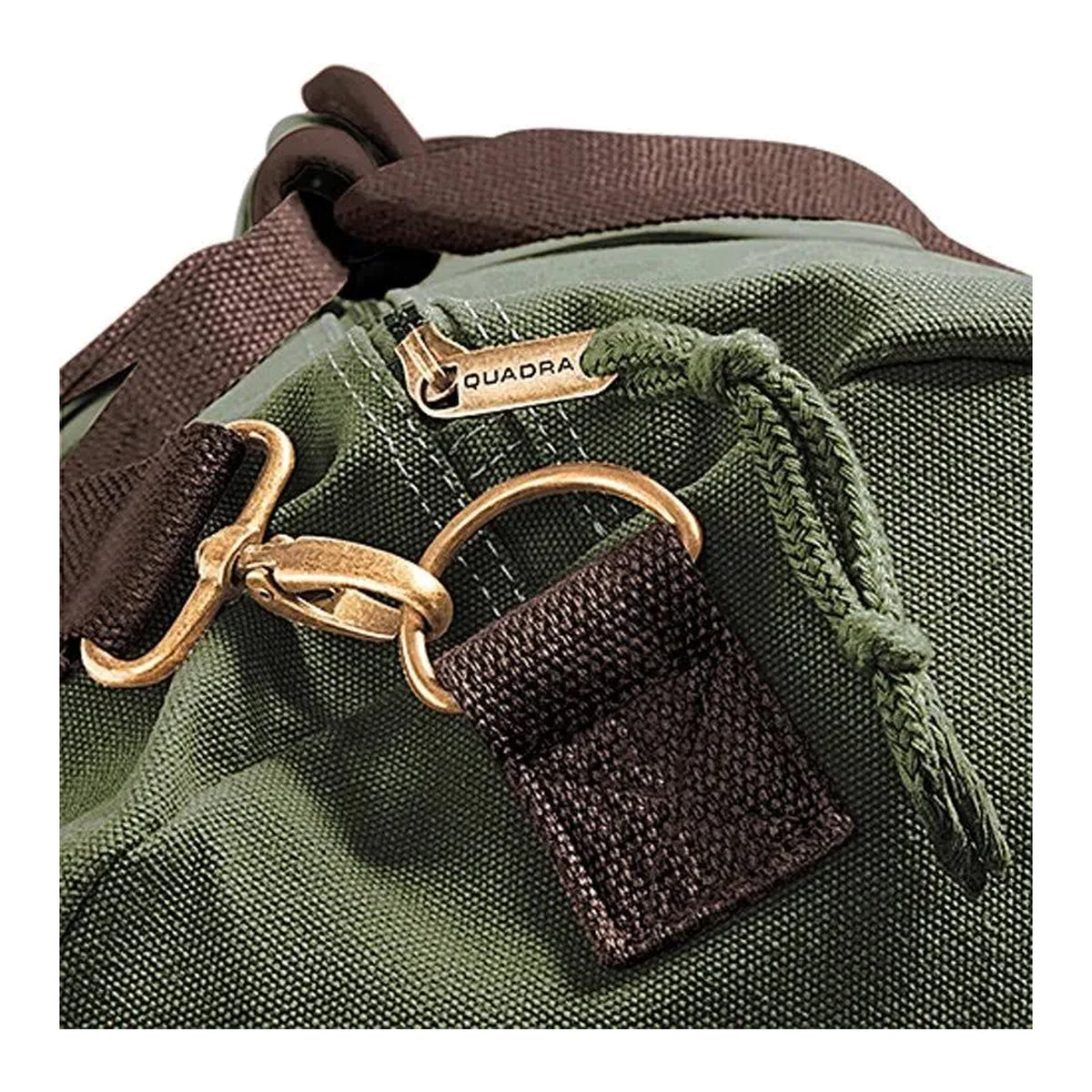 Vintage Military Green - Back - Quadra Vintage Canvas Holdall