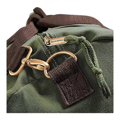 Vintage Military Green - Back - Quadra Vintage Canvas Holdall