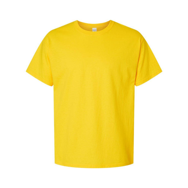 Athletic Yellow - Front - Hanes Essential-T T-Shirt