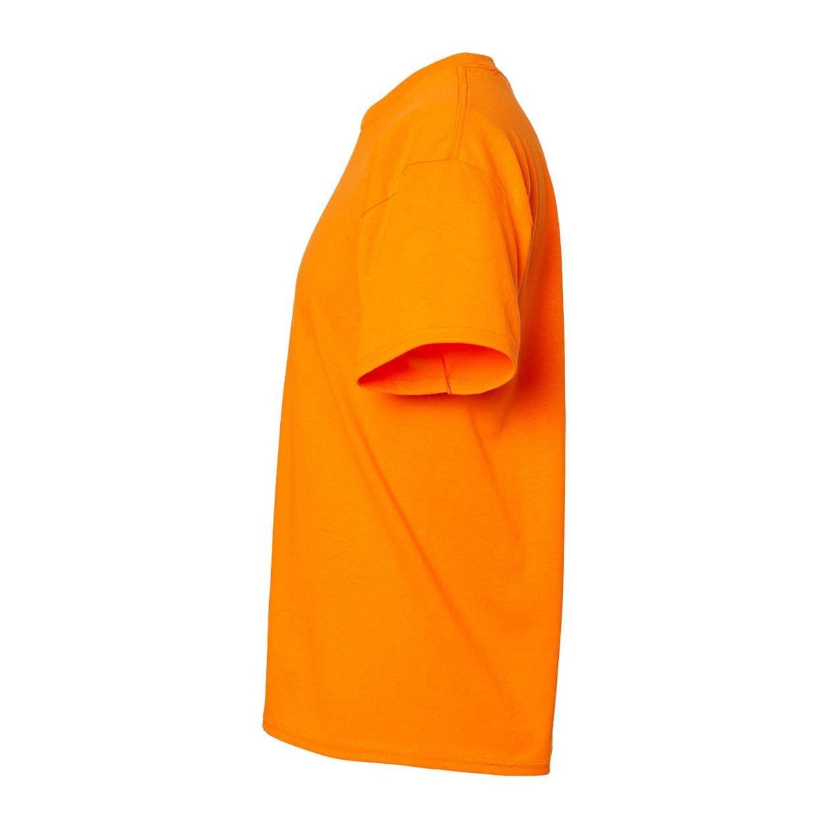 Safety Orange - Side - Hanes Essential-T T-Shirt
