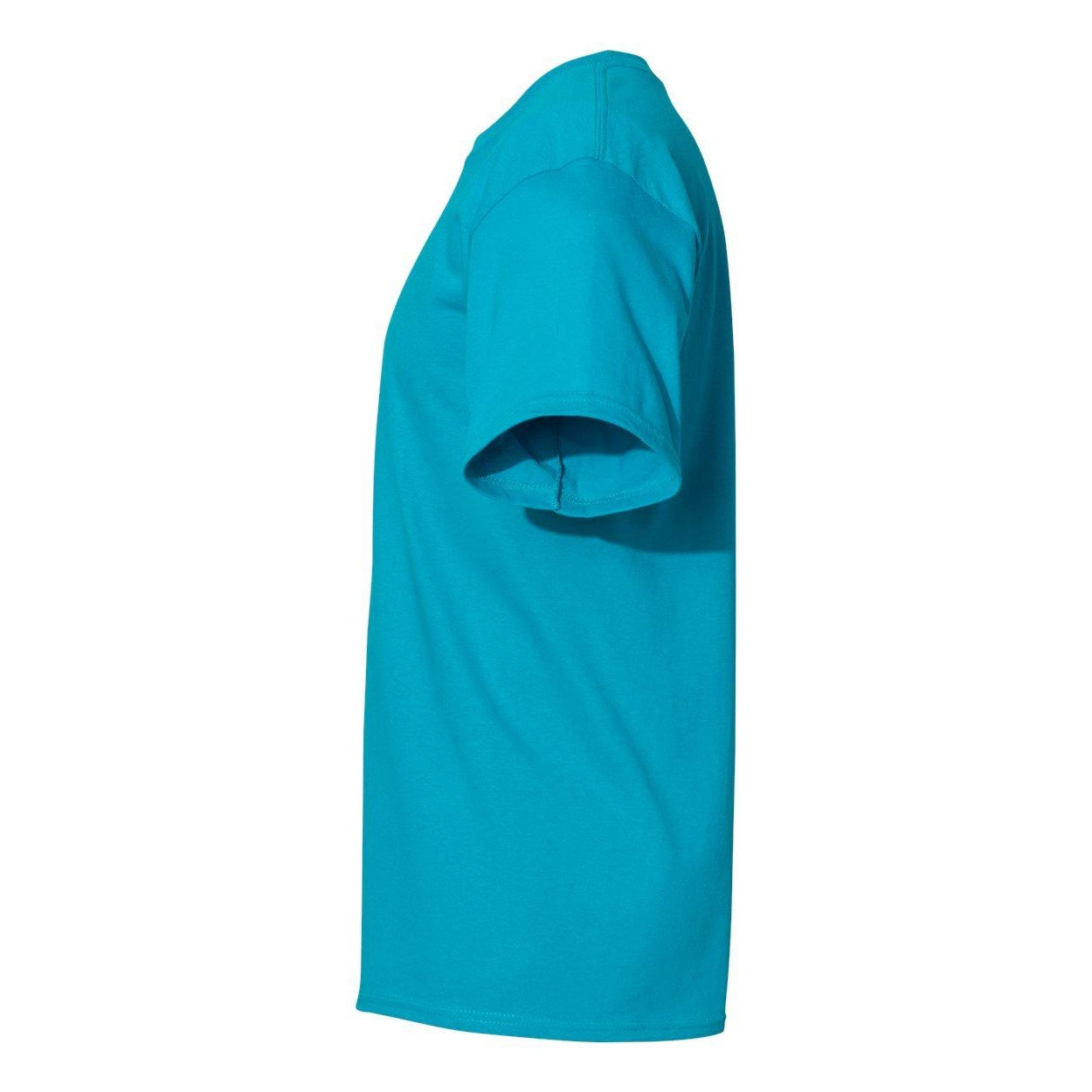 Teal - Side - Hanes Essential-T T-Shirt