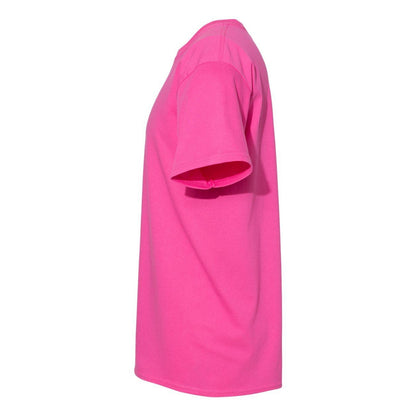 Wow Pink - Side - Hanes Essential-T T-Shirt