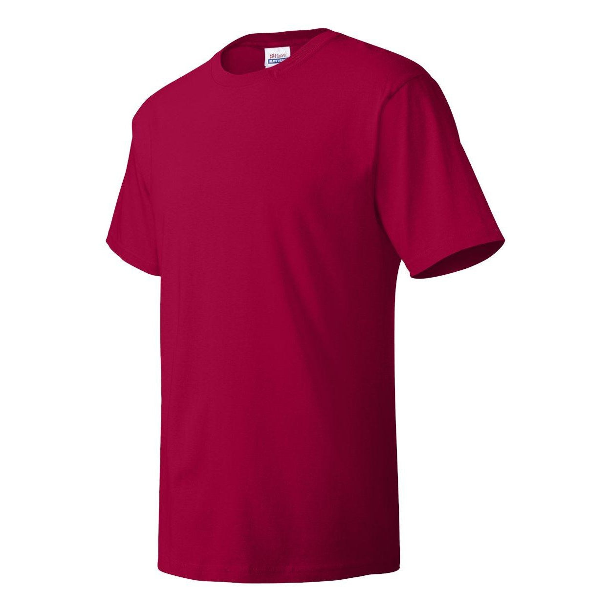 Deep Red - Side - Hanes Essential-T T-Shirt