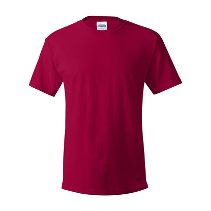 Deep Red - Front - Hanes Essential-T T-Shirt