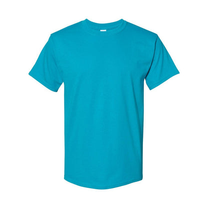 Teal - Front - Hanes Essential-T T-Shirt