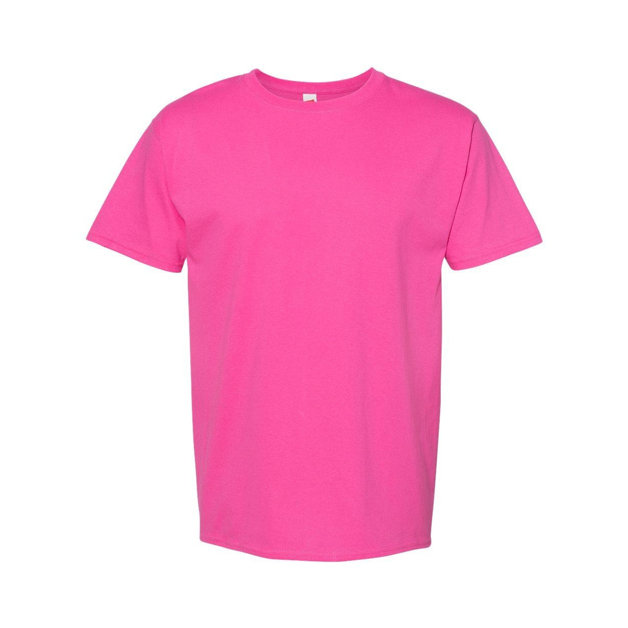 Wow Pink - Front - Hanes Essential-T T-Shirt