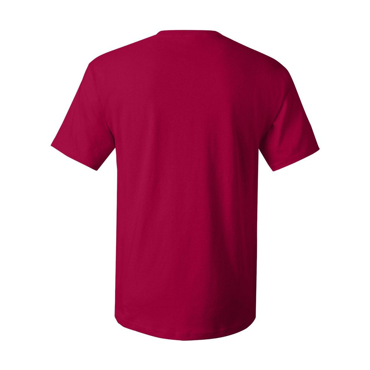 Deep Red - Back - Hanes Essential-T T-Shirt