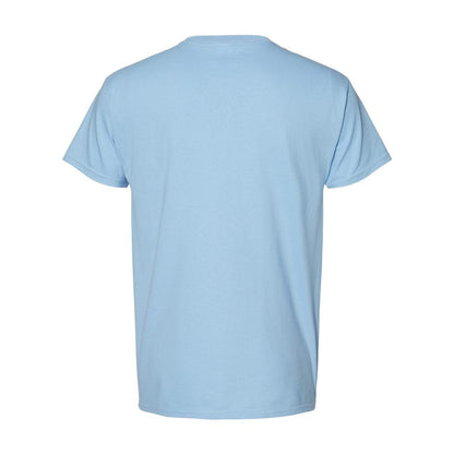 Light Blue - Back - Hanes Essential-T T-Shirt