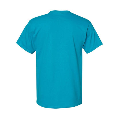 Teal - Back - Hanes Essential-T T-Shirt