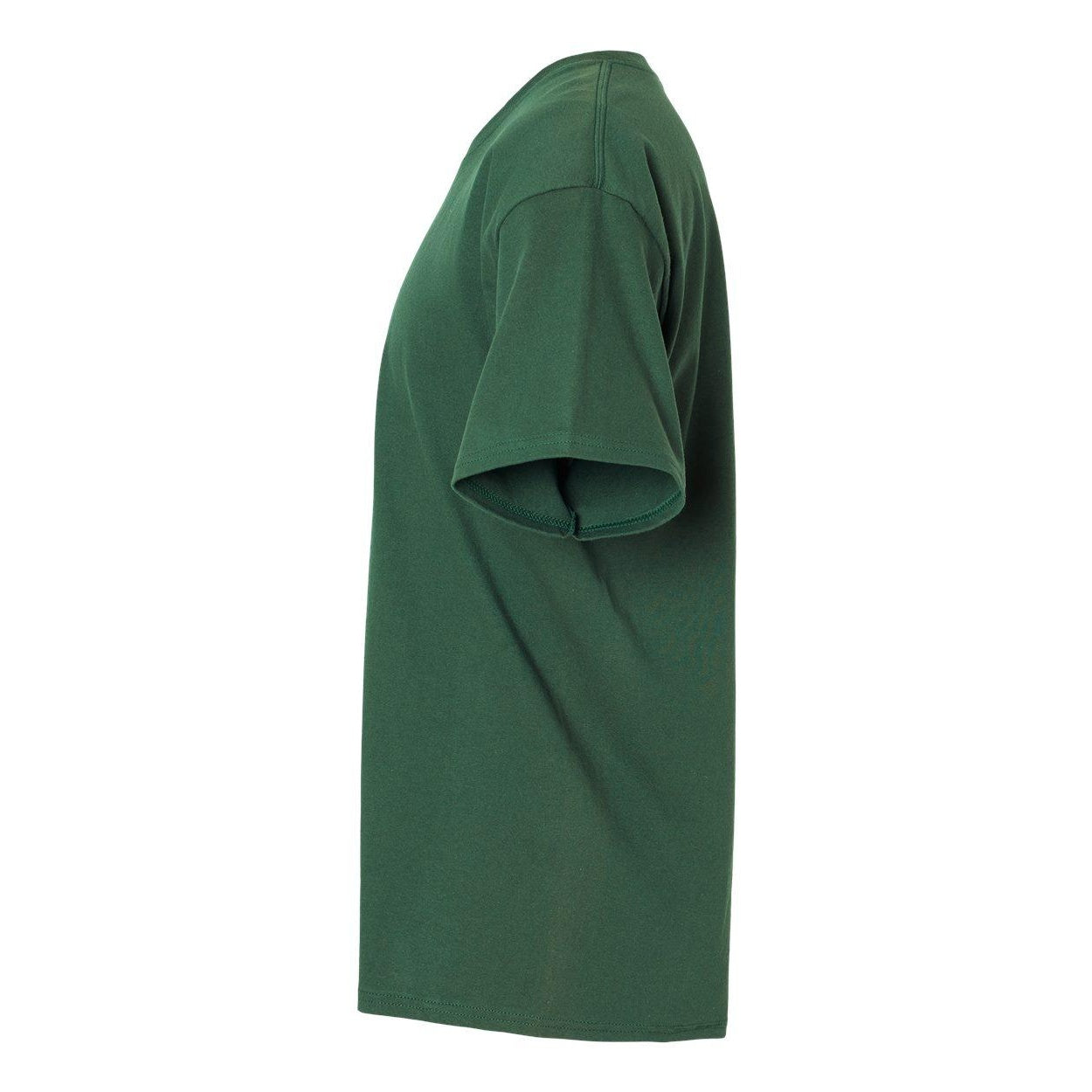 Athletic Dark Green - Side - Hanes Essential-T T-Shirt