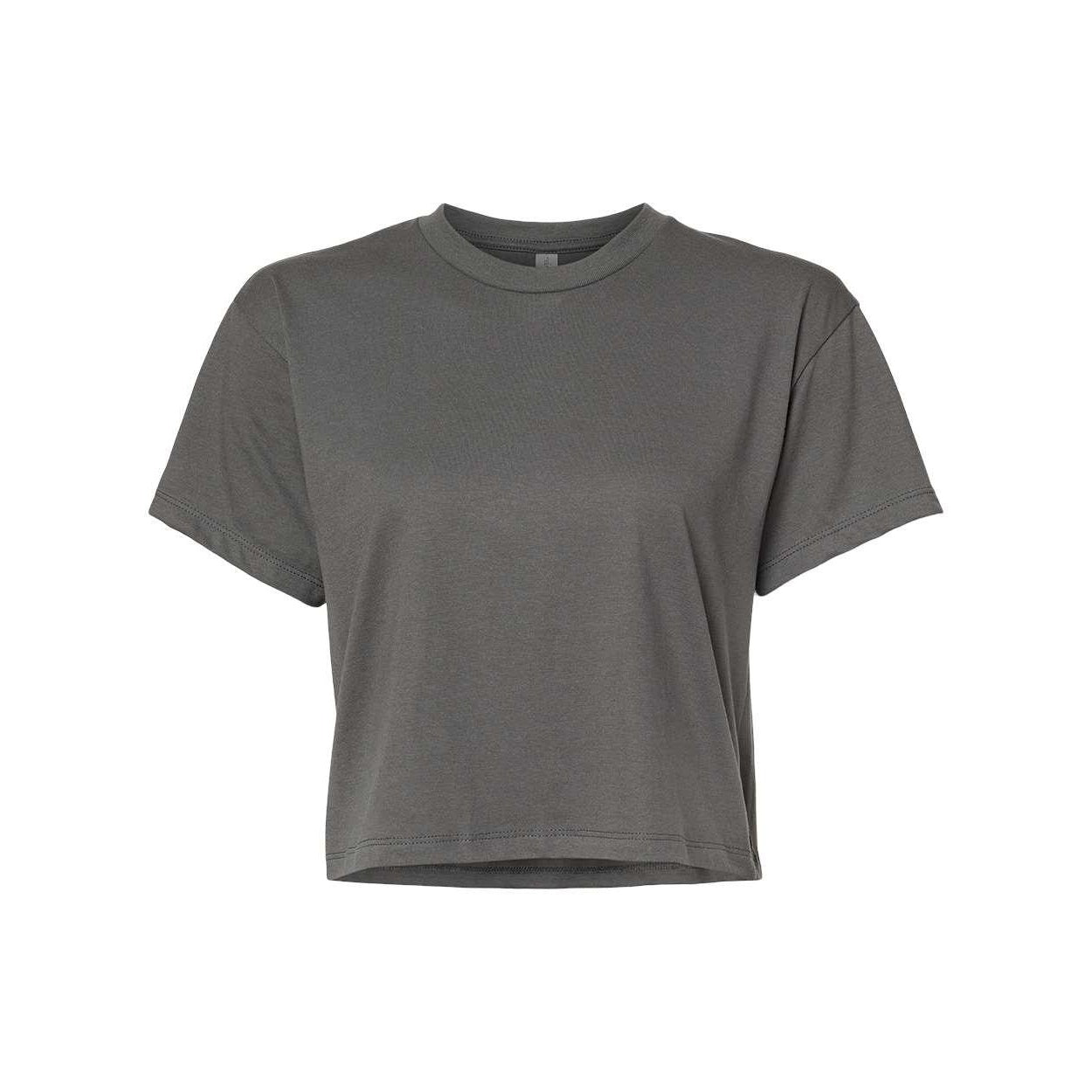 Dark Grey - Front - Next Level Women's Ideal Crop Top