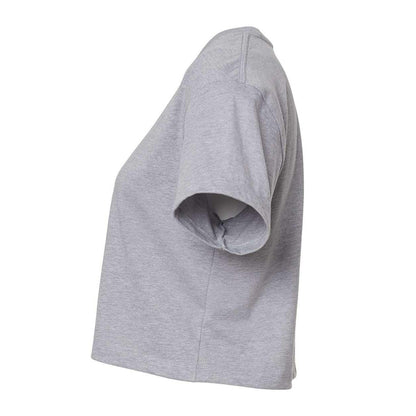 Heather Grey - Side - Next Level Women's Ideal Crop Top