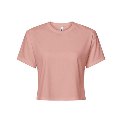 Desert Pink - Front - Next Level Women's Ideal Crop Top