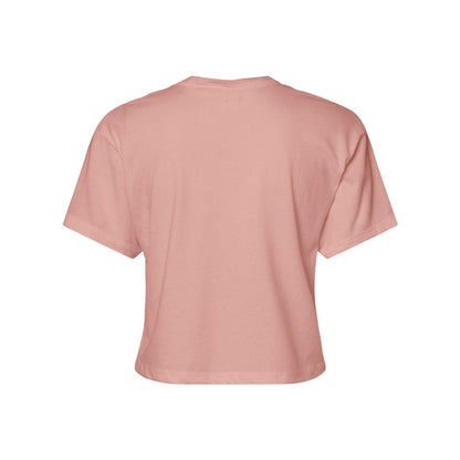 Desert Pink - Back - Next Level Women's Ideal Crop Top
