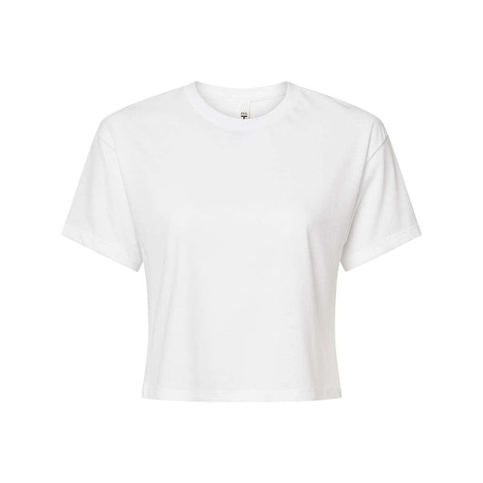White - Front - Next Level Women's Ideal Crop Top