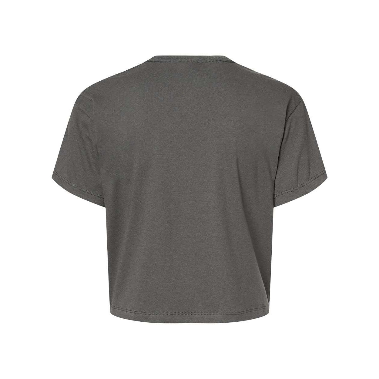 Dark Grey - Back - Next Level Women's Ideal Crop Top