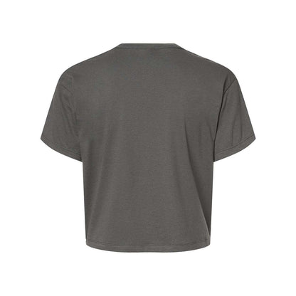 Dark Grey - Back - Next Level Women's Ideal Crop Top