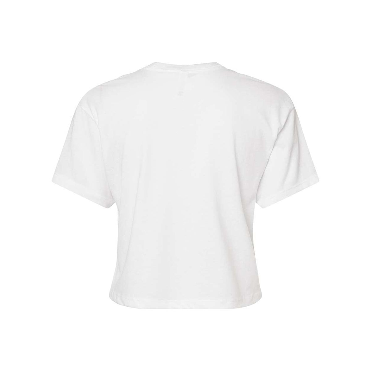 White - Back - Next Level Women's Ideal Crop Top
