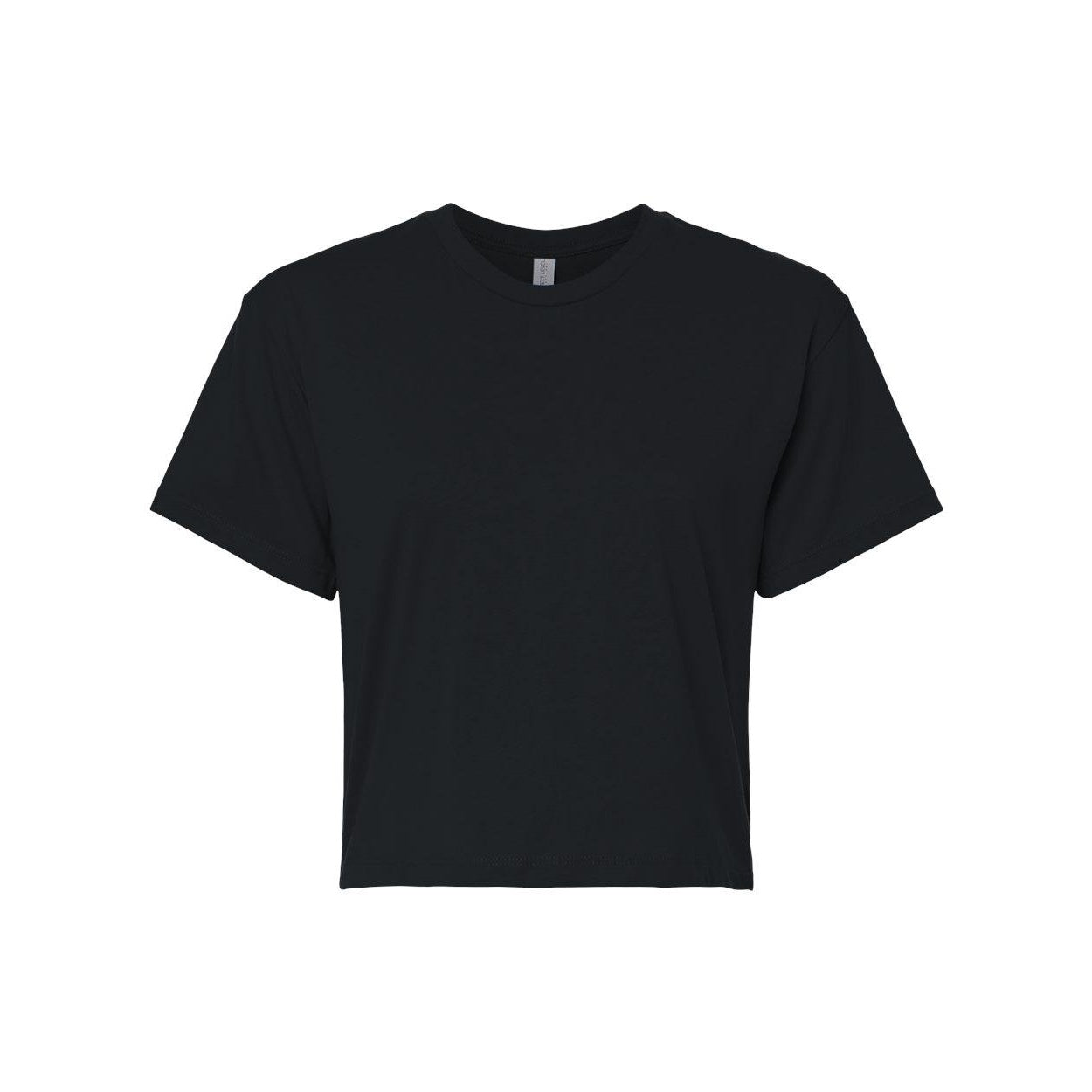 Black - Front - Next Level Women's Ideal Crop Top