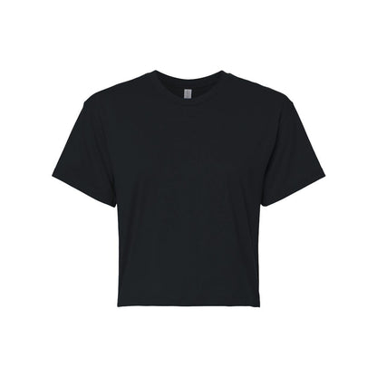 Black - Front - Next Level Women's Ideal Crop Top
