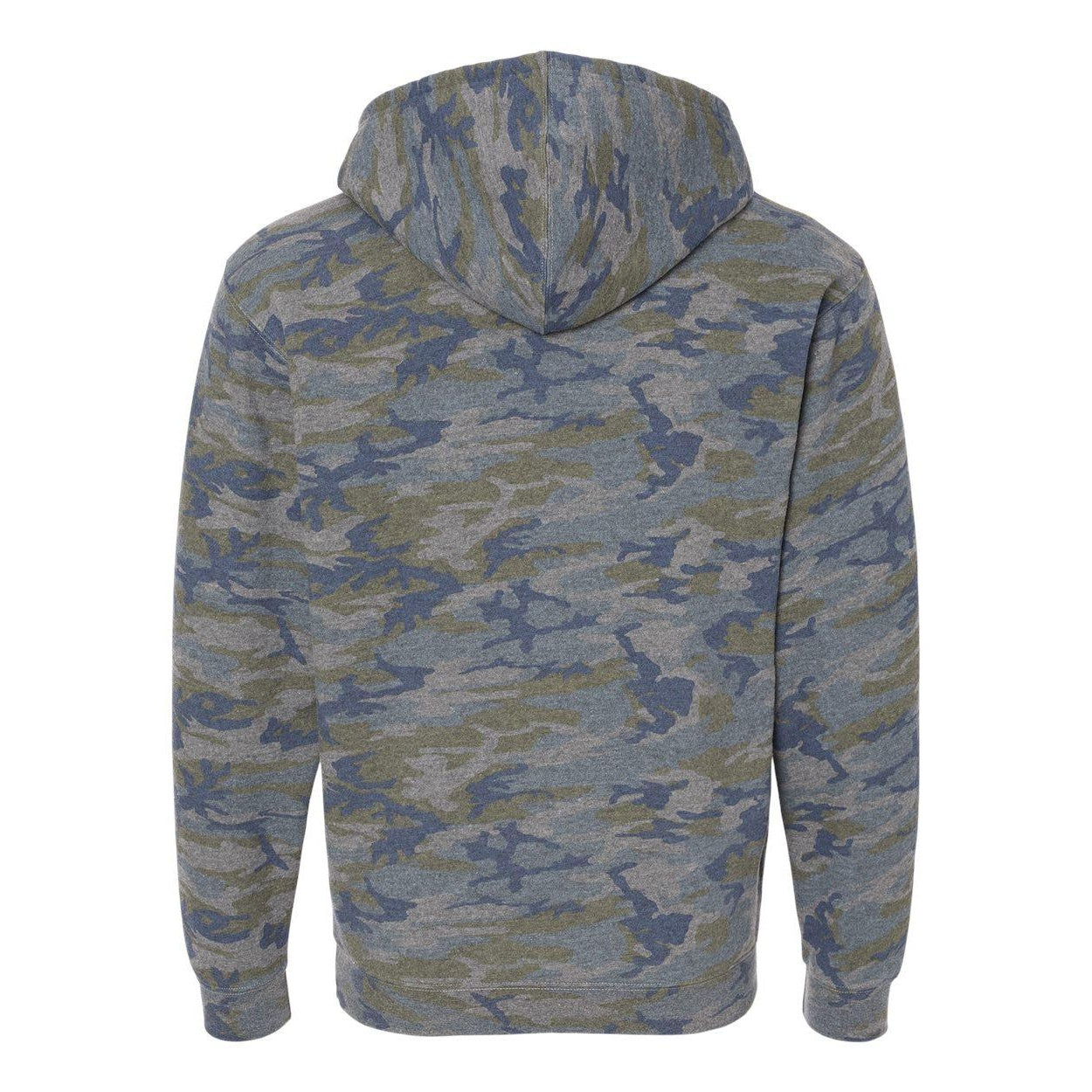 Vintage Camo - Back - LAT Elevated Basic Hoodie