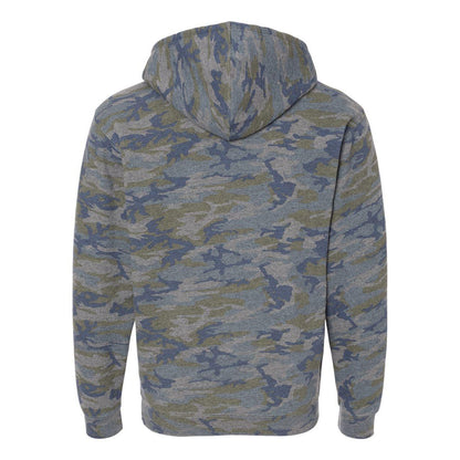 Vintage Camo - Back - LAT Elevated Basic Hoodie