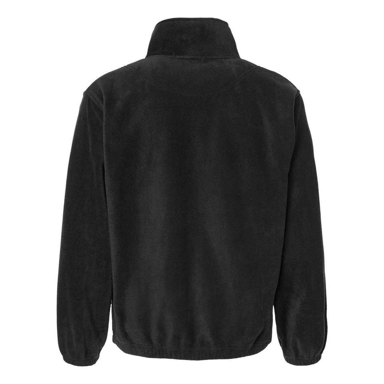Black - Back - Burnside Polar Fleece Full-Zip Jacket