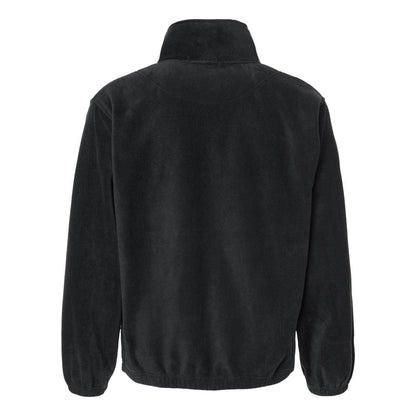 Black - Back - Burnside Polar Fleece Full-Zip Jacket