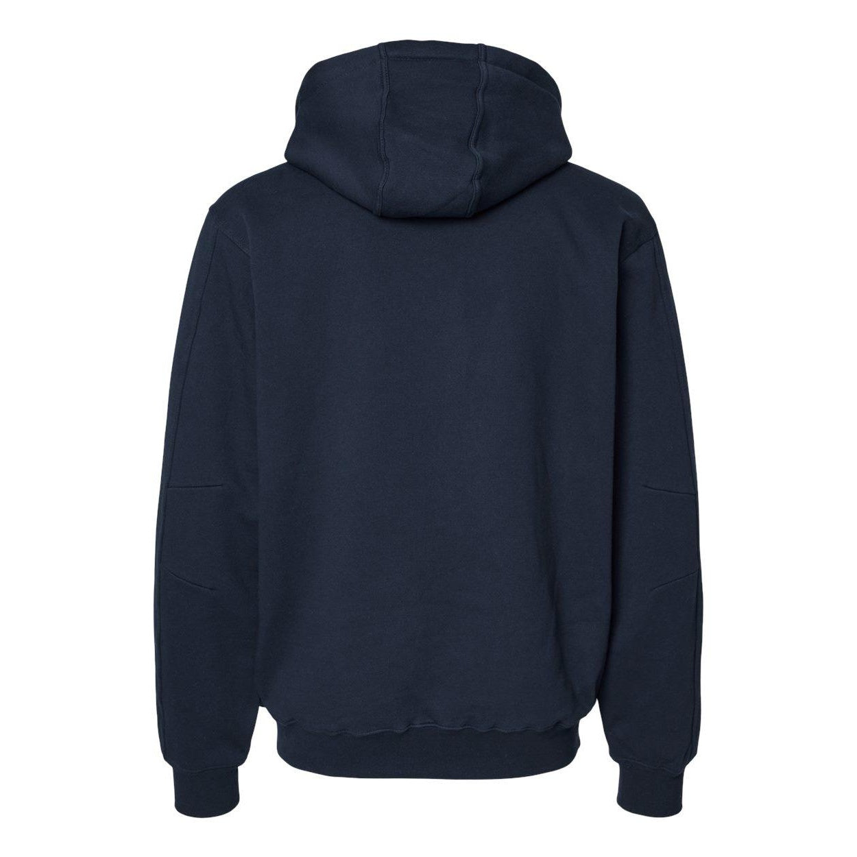Navy - Back - DRI DUCK Crossfire Heavyweight Power Fleece Hooded Jacket with Thermal Lining