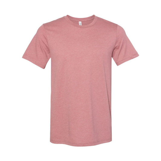Heather Mauve - Front - BELLA + CANVAS Youth CVC Jersey Tee