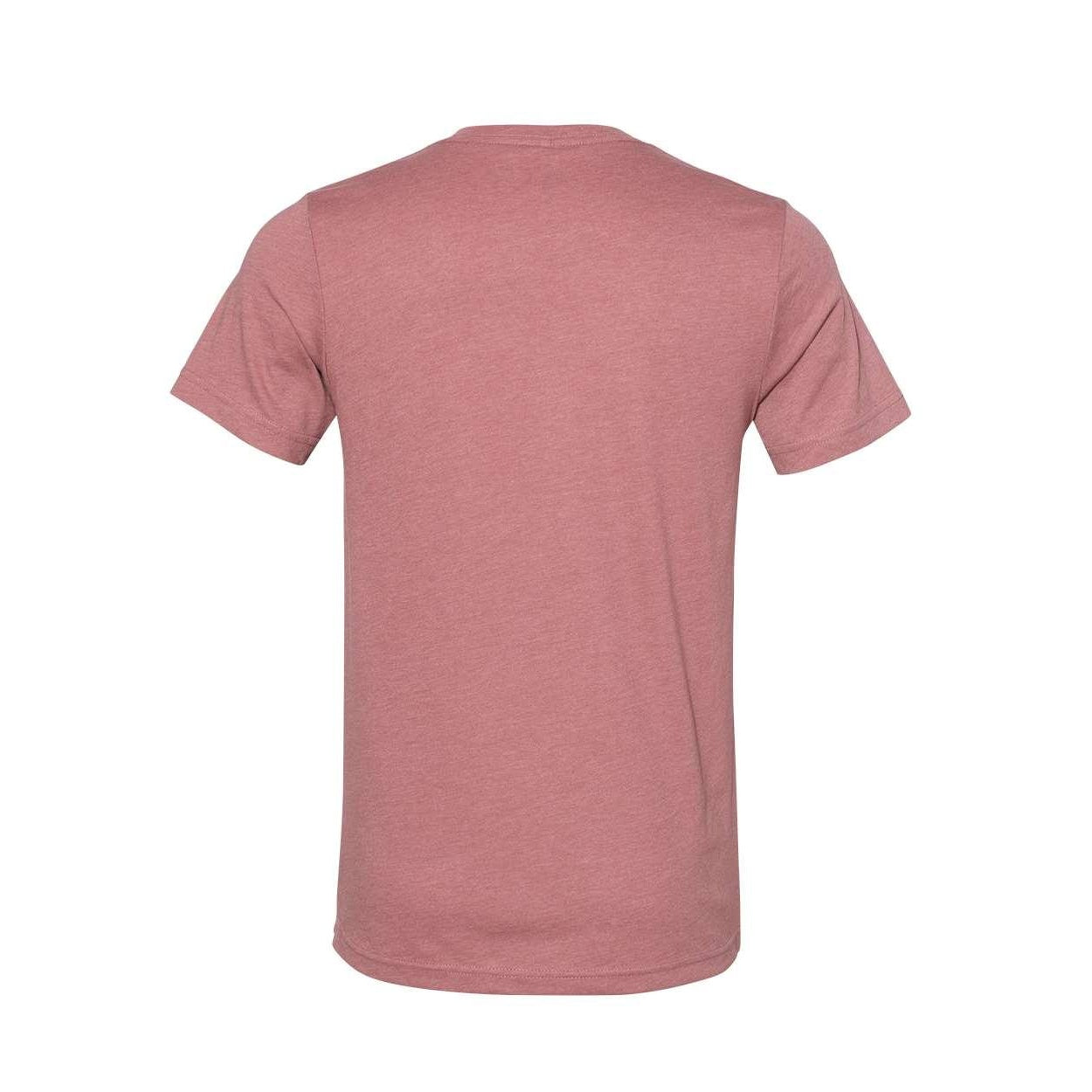 Heather Mauve - Back - BELLA + CANVAS Youth CVC Jersey Tee