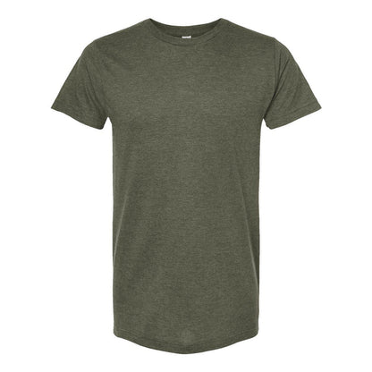 Heather Burgundy - Back - Tultex Unisex Fine Jersey T-Shirt
