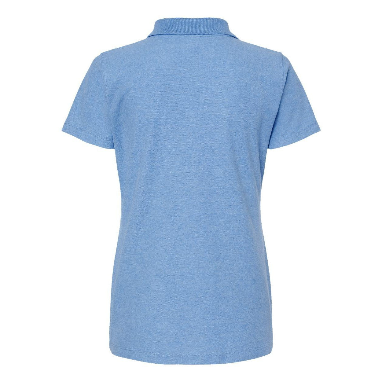 Heather Light Blue - Back - Tultex Women's 50-50 Sport Polo