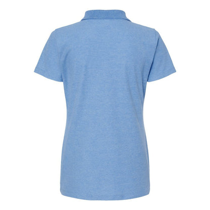 Heather Light Blue - Back - Tultex Women's 50-50 Sport Polo