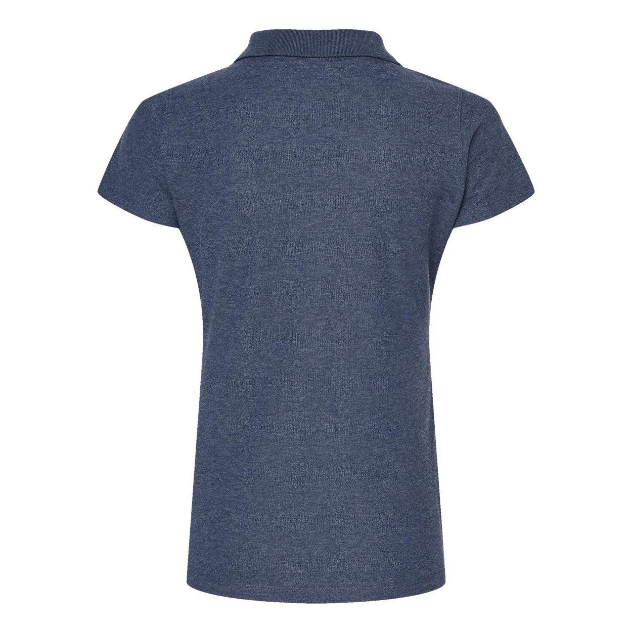 Heather Navy - Back - Tultex Women's 50-50 Sport Polo