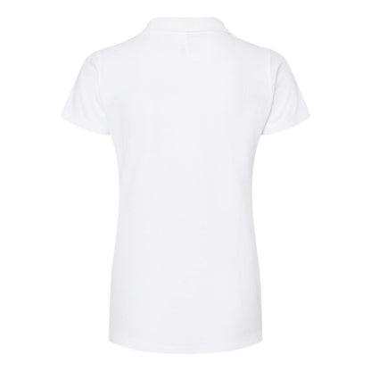 White - Back - Tultex Women's 50-50 Sport Polo