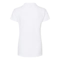 White - Back - Tultex Women's 50-50 Sport Polo