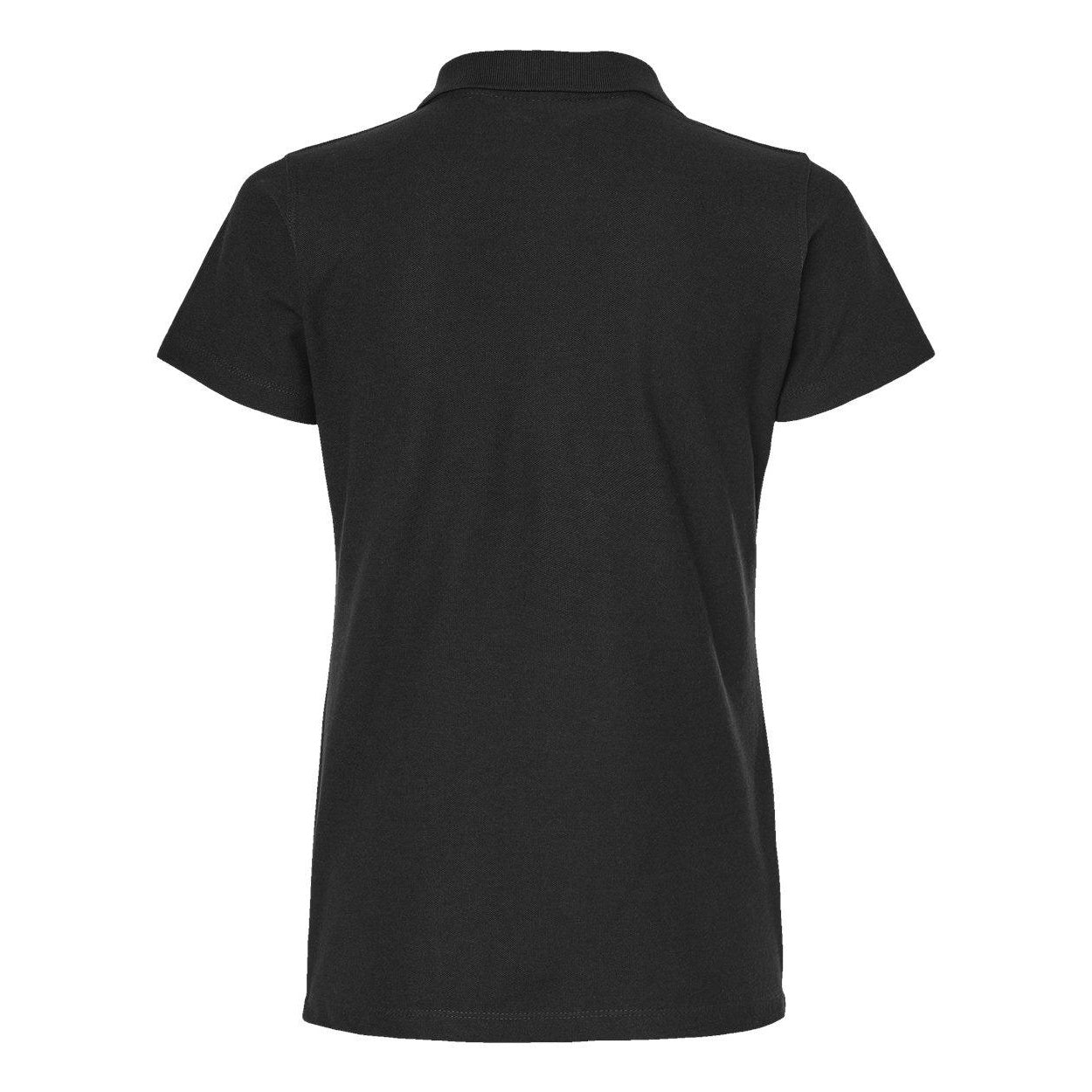Black - Back - Tultex Women's 50-50 Sport Polo