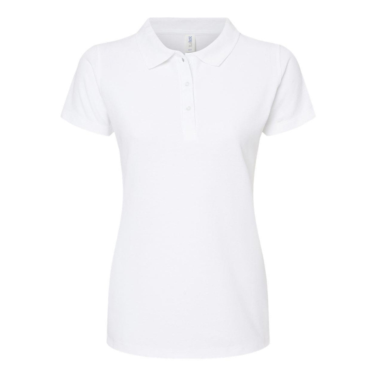 White - Front - Tultex Women's 50-50 Sport Polo