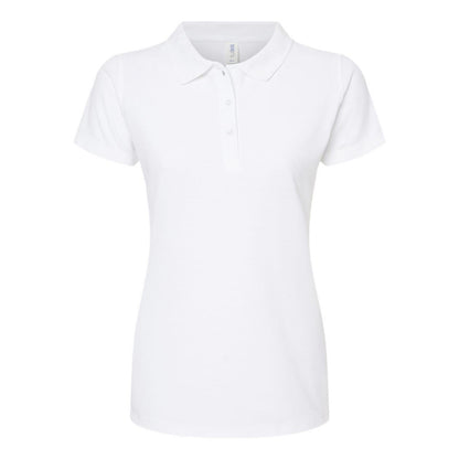 White - Front - Tultex Women's 50-50 Sport Polo