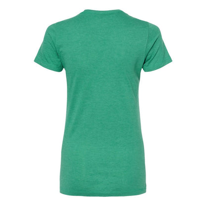 Kelly Heather - Back - Tultex Women's Premium Cotton Blend T-Shirt