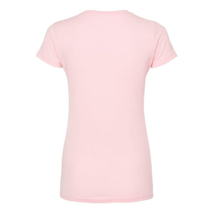 Black - Side - Tultex Women's Slim Fit Fine Jersey T-Shirt