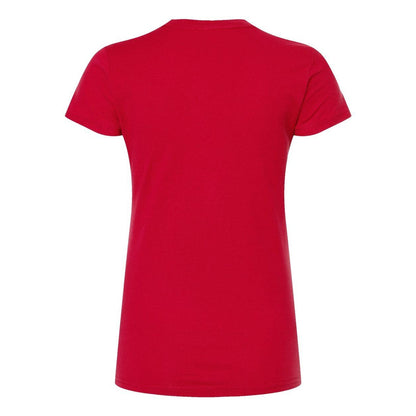 Natural - Side - Tultex Women's Slim Fit Fine Jersey T-Shirt